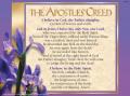  Apostles' Creed Wall Chart Catholic Edition 