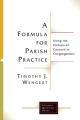  A Formula for Parish Practice 