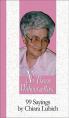 No Thorn Without a Rose: 99 Sayings by Chiara Lubich 