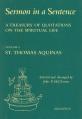  A Treasury of Quotations on the Spiritual Life from the Writings of St. Thomas Aquinas, Doctor of the Church: Volume 5 