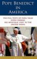  Pope Benedict in America: The Full Texts of Papal Talks 