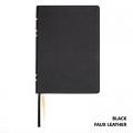  Lsb Giant Print Reference Edition, Paste-Down Black Faux Leather Indexed 