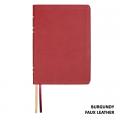 Lsb Giant Print Reference Edition, Paste-Down Burgundy Faux Leather Indexed 
