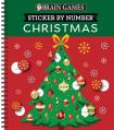  Brain Games - Sticker by Number: Christmas (28 Images to Sticker - Christmas Tree Cover): Volume 2 