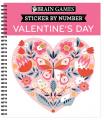  Brain Games - Sticker by Number: Valentine's Day 