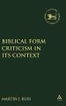 Biblical Form Criticism in Its Context 