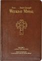  St. Joseph Weekday Missal, Volume I (Large Type Edition): Advent to Pentecost 