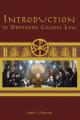  Introduction to Orthodox Canon Law 